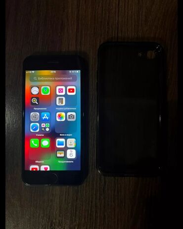 iphone 16 pro бишкек: IPhone 7, Колдонулган, 32 ГБ, Кара, Заряддоочу түзүлүш, Коргоочу айнек, Каптама, 100 %