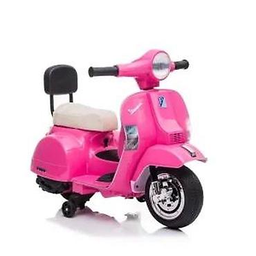 traktor igracka za decu: Dečiji električni skuter – Vespa stil, roze boja - Autentičan retro — 4