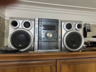 акустические системы mac audio колонка в виде собак: Музыкальный центр LG, выполненный в серебристо-черном цвете