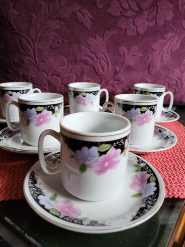 Stare vaze i dekor: Soljice nove za kafu,stari kineski porcelan iz 80ih. Komada 6 u — 5