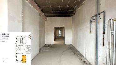 респект: 5 и более комнат, 218 м², Орто-Сай с. Элитка, 3 этаж, ПСО (под самоотделку) — 6