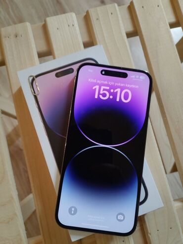 iphone 14 pro max qiymeti azerbaycanda: IPhone 14 Pro Max, 256 GB, Deep Purple, Face ID