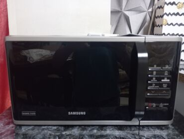 Mikrodalğalı sobalar: Mikrodalğalı soba Samsung, Quraşdırılan, Mikrodalğalar ilə, rəng - Qara, Yeni