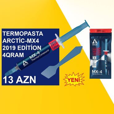 Ana platalar: Termopasta "Arctic MX-4 4qram" ⭐Termopasta Arctic MX-4 4qram – 13 AZN
