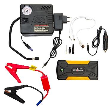 Avtoelektronika: Mühərriki işə salan Jump Starter cihazı və təkər kompressoru J62 — 6