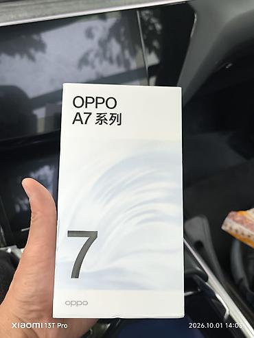 Уюлдук телефондор жана аксессуарлар: Oppo A7, Жаңы, 512 ГБ, түсү - Кара — 1