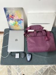 ноутбук aplle: Ноутбук, Apple, 8 ГБ ОЗУ, Apple M1, 13.3 ", Б/у, Для несложных задач, память SSD