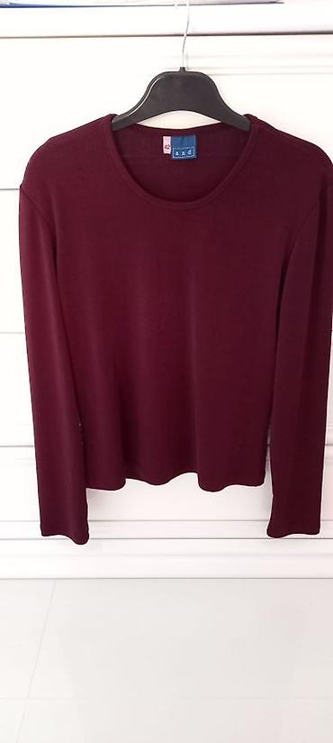 bluza playboya: Lot - 2 bordo majice velicine S/XS Nova Bershka burgundi bodi-majica/ — 10