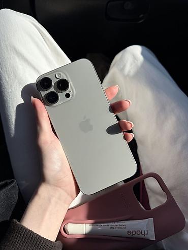 iphone plus: IPhone 15 Pro Max, Б/у, 256 ГБ, Чехол, Коробка, 87 % — 1