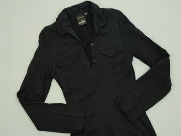 Bluzki: Bluza M (EU 38), stan - Dobry, wzór - Jednolity kolor, kolor - Czarny