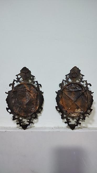 tablolar: Barokko üslublu divar panelləri – 2 ədəd dekorativ miniatür tablo - — 3