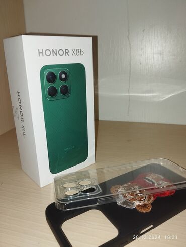 Honor: Honor X8b, 128 GB, rəng - Yaşıl, Sensor, Barmaq izi, İki sim kartlı