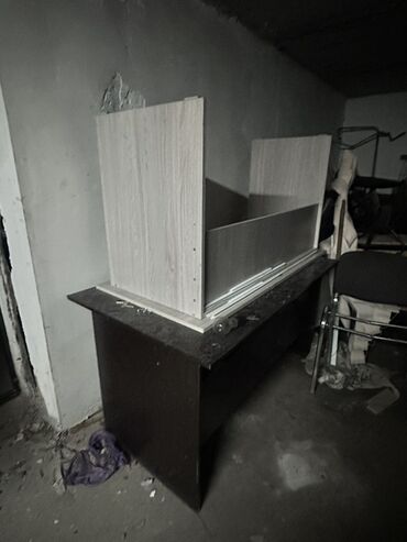 стол офисный для руководителя: Комплект офисной мебели, ДСП, цвет - Коричневый