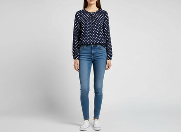 kamizelka w krowie łaty: Women's blouse, size L