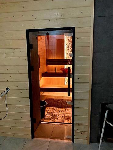 Стеклянные двери на заказ: Стеклянная дверь на заказ, Межкомнатная, Для частного дома, Одностворчатая, Распашная, Гарантия, Бесплатный замер, Бесплатная доставка — 4