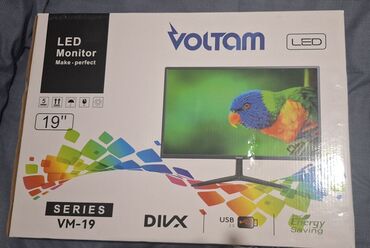 Masaüstü kompüterlər və iş stansiyaları: VOLTAM VM-19 LED Monitor - Ekran ölçüsü: 19" - Seriya: VM-19 - LED
