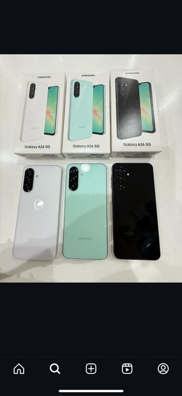 Redmi: Samsung Galaxy A26, 256 GB, rəng - Ağ, İki sim kartlı
