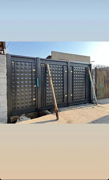 Распашные ворота: Стальные уличные ворота и калитки - Материал: сталь. - Тип — 5