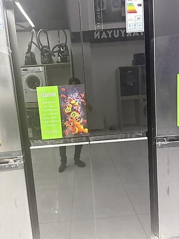 malax meyve: Yeni 4 qapılı Lotus Soyuducu Satılır, rəng - Qara, Kredit var — 2