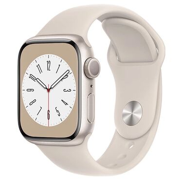 ультра бук: Смарт-часы Apple Watch Series 8 GPS 41mm Starlight Aluminium Case with