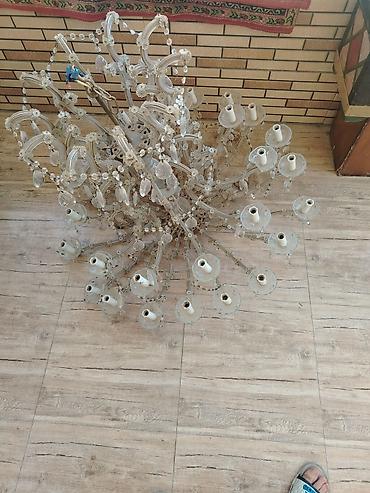 lustrlar: Çılçıraq, 10 və daha çox lampa, Xrustal — 2