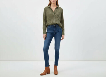 szorty w paski zara: Zara, Women`s shirt, size M