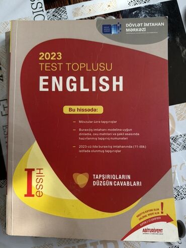 Testlər: İngilis dili Testlər 11-ci sinif, 1-ci hissə, 2023 il