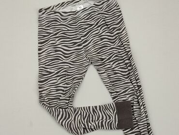szare spodnie adidas: Leggings for kids, George, 4-5 years, 110, condition - Good