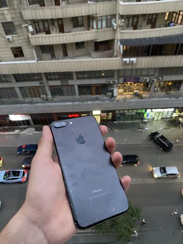 iphone 8 plus qiymeti lalafo: IPhone 7 Plus, 256 GB, Qara, Barmaq izi