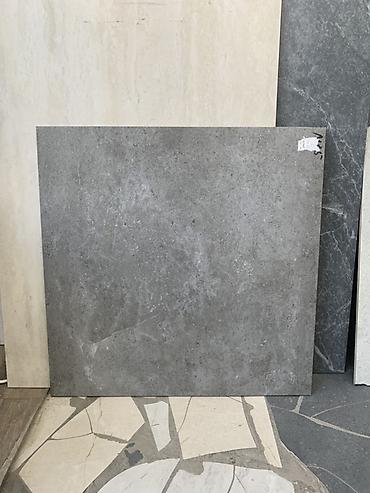 silver kitchen: Керамический гранит (керамогранит) крупного формата, серый, под — 1