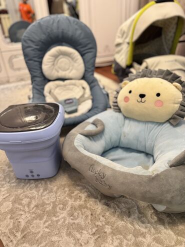 Коляски: Коляска, цвет - Желтый, Б/у — 12