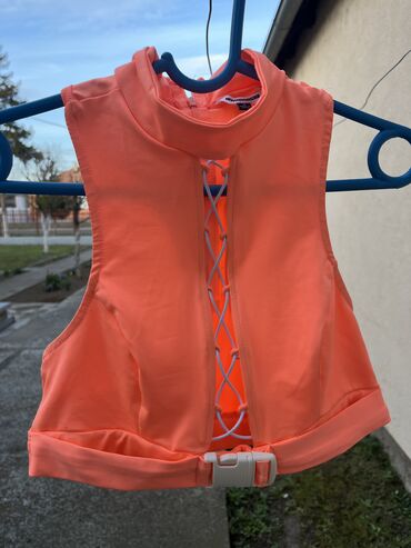 zenski kompleti sako i pantalone cene: M (EU 38), Jednobojni, bоја - Narandžasta