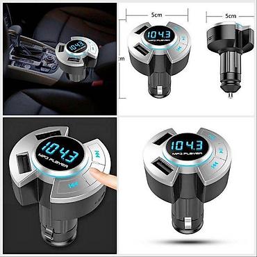 модулятор с bluetooth: МР 3 плеер CAR BT17, fm - передатчик многофункциональное — 2