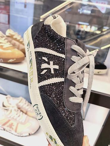 Кроссовки и спортивная обувь: Premiata Мужские-Женские кроссовки в ретро-стиле с массивной подошвой — 1