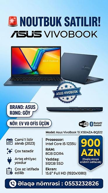 acer nitro 1: 🚨TƏCİLİ SATILIR! ASUS VIVOBOOK! ÇOX AZ İSTİFADƏ OLUNUB (YENİDƏN — 1