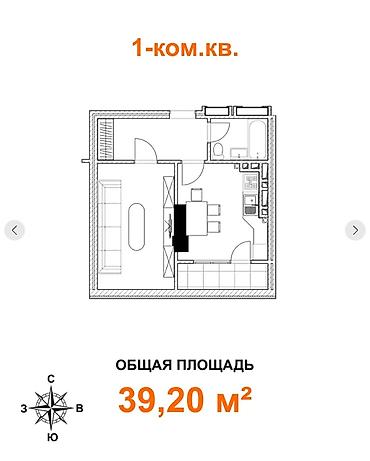 turpan: 1 комната, 39 м² — 1