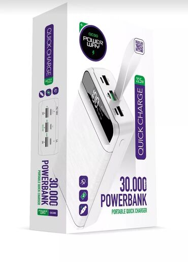 pover bank: Powerbank 30000 mAh, Yeni