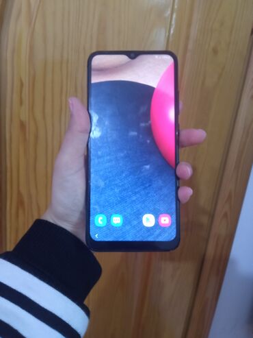 Samsung: Samsung A02 S, 32 GB, rəng - Yaşıl, Barmaq izi, İki sim kartlı