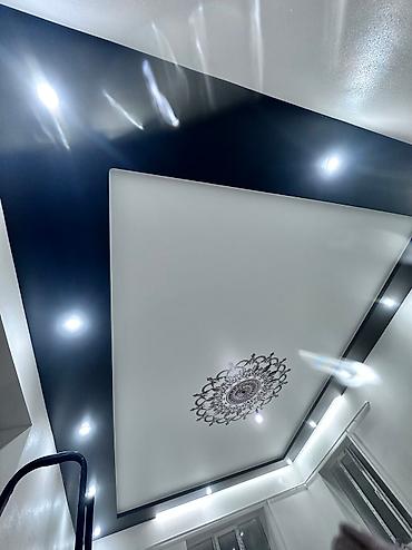 Натяжной потолок: Натяжной потолок Глянцевое, Матовое, 3D потолки Гарантия, Бесплатная консультация, Бесплатный замер — 17