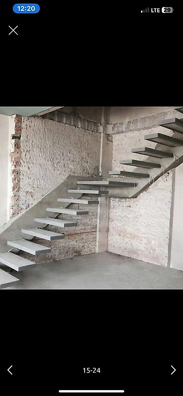 Бетонные лестницы: Изготовление на бетонный лестнице заливаю Сложный дизайн винтовой at lalafo.kg — 2 Бетонные лестницы: Изготовление на бетонный лестнице заливаю Сложный дизайн винтовой — 2