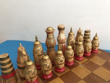 Şahmatlar: Antik sahamat 1950 ve 60 ci illere aid cox nadir tapilan sahmat her — 11