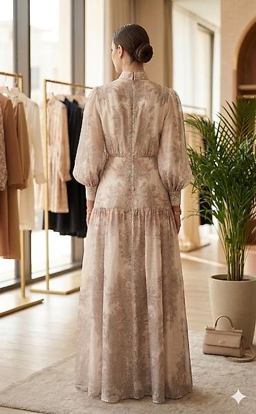 zimmermann платья: Вечернее платье, Длинная модель, С рукавами, M, L — 2
