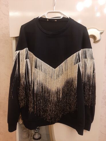 свитер: Женский свитер XL (EU 42), 2XL (EU 44), цвет - Черный