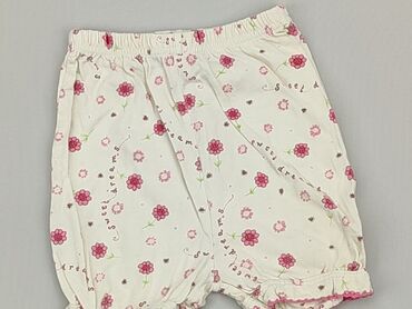 spódnico spodenki białe: Krótkie spodenki, Mothercare, 6-9 m, stan - Zadowalający