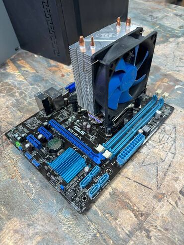 Материнские платы: Материнская плата, Б/у, Asus, LGA1155, Micro-ATX, Для ПК