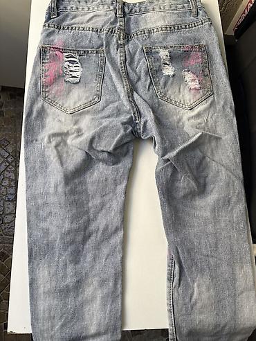 david jones canta: Jeans şalvar qısa model. Ölçüsü S (36) yaxşı vəziyyətdə. Ayaq və diz — 2
