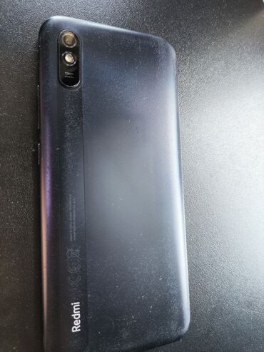cdma телефоны: Xiaomi, Redmi 9A, Б/у, 32 ГБ, цвет - Черный, 2 SIM