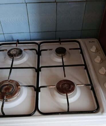 Nehrə aparatları: Plitə Qazlı, Stolüstü, 4 gözlü, İşlənmiş