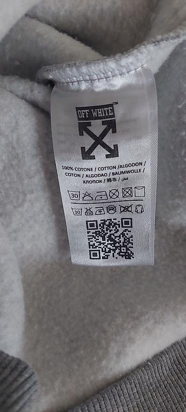 nike tech fleece: Мужская толстовка, L, Off-White, Б/у, цвет - Серый — 6