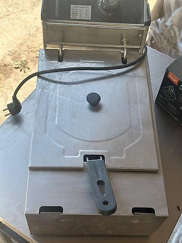 baking oven: Электрическая фритюрница из нержавеющей стали с крышкой и — 1